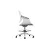 SILLA   TABURETE DE OFICINA TOP WORK GRIS CLARO CROMAD - Imagen 4