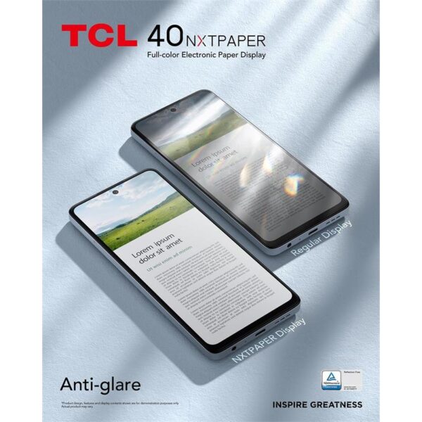 TCL 40 NXTPAPER 6.78 16GB 256GB 50MPX 4G Medianoche  Azul - Imagen 3