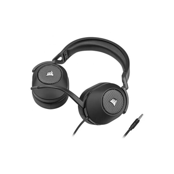 AURICULARES + MICROFONO CORSAIR HS65 USB GAMING HEADSET RGB 7.1 BLACK - Imagen 3