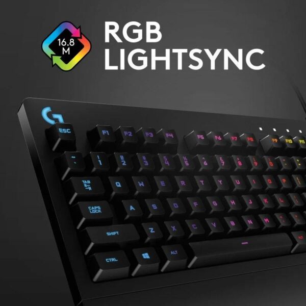 TECLADO GAMING LOGITECH G213 USB RGB BLACK - Imagen 3