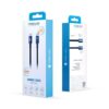 CABLE NYLON TRENZADO TIPO C TIPOC HASTA 100W 1 METRO NEGRO FOREVER - Imagen 2