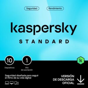 ANTIVIRUS KASPERSKY STANDARD 1YEAR 10L PC MAC ANDROID IOS L.ELECTRONICA