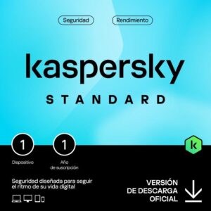 ANTIVIRUS KASPERSKY STANDARD 1YEAR 1L PC MAC ANDROID IOS L.ELECTRONICA