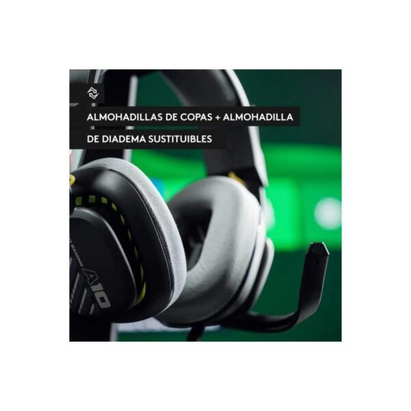 AURICULARES + MICROFONO LOGITECH GAMING A10 ASTRO JACK 3.5MM BLACK - Imagen 8