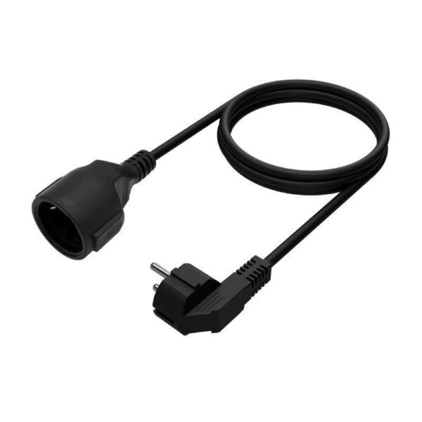 CABLE ALIMENTACION ALARGADOR AISENS CEE7 M  CEE7 H 5M BLACK - Imagen 2