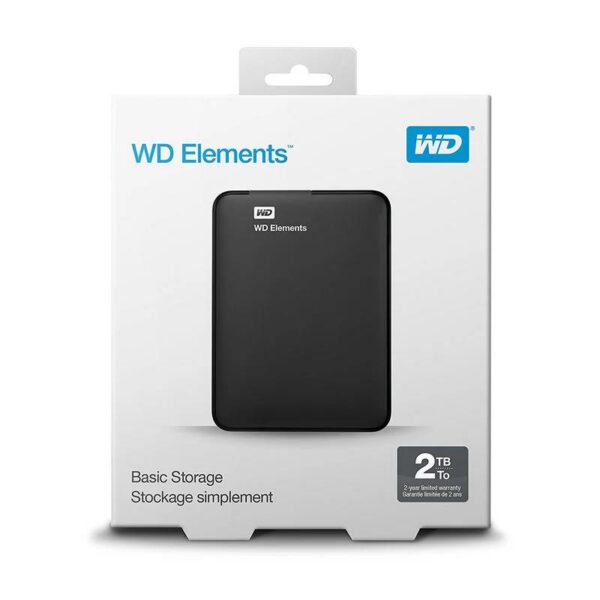 DISCO DURO EXTERNO WESTERN DIGITAL ELEMENTS 2TB 2,5 USB 3.0 - Imagen 4