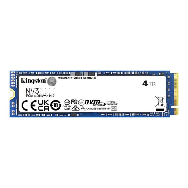 DISCO DURO SSD KINGSTON NV3 4TB M2 NVME PCIE 4.0 M.2 2280