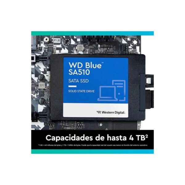 DISCO DURO SSD WESTERN DIGITAL 4TB BLUE SA510 2.5 SATA - Imagen 2