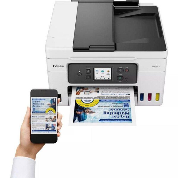 IMPRESORA CANON MAXIFY GX4050 MEGATANK MFP DUPLEX COLOR WIFI BLACK WHITE - Imagen 4