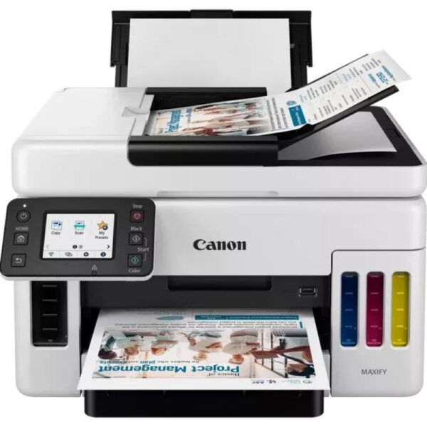 IMPRESORA CANON MAXIFY GX6050 MEGATANK MFP COLOR RJ 45WIFI WHITE - Imagen 5