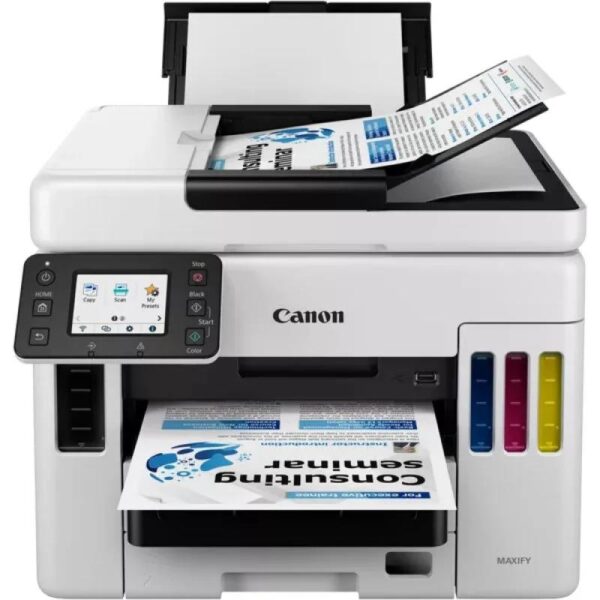 IMPRESORA CANON MAXIFY GX7050 MEGATANK MFP DUPLEX D-ADF COLOR RJ45 WIFI - Imagen 3