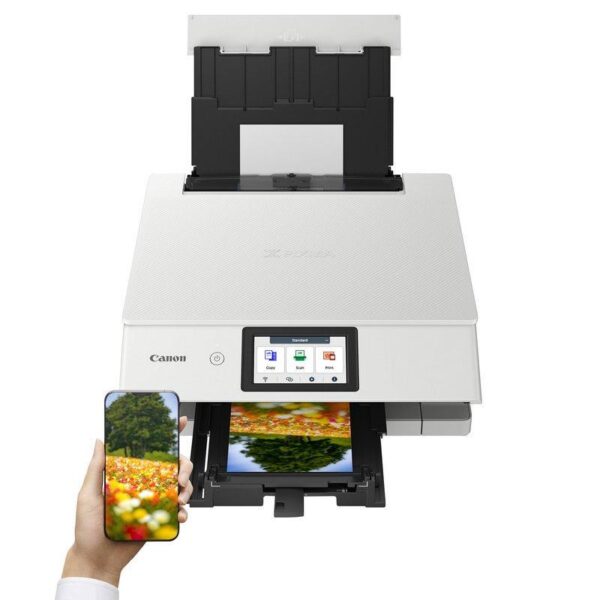 IMPRESORA CANON PIXMA TS8751 DESKJET MFP DUPLEX COLOR WIFI WHITE - Imagen 4