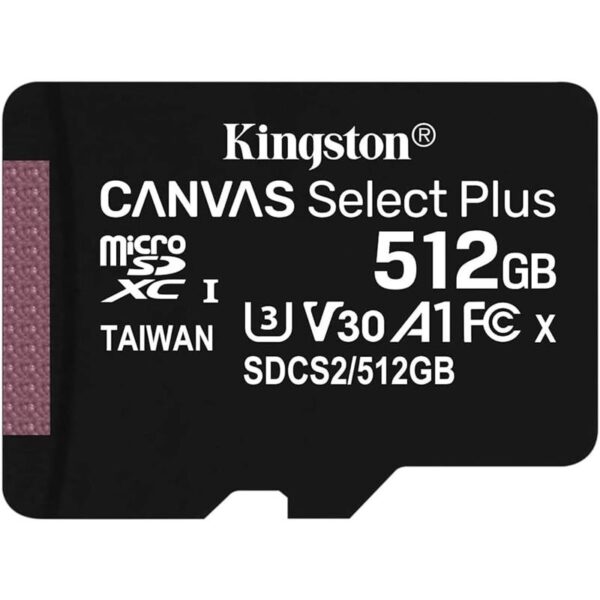 MEMORIA MICRO SD 512GB KINGSTON XC C10 + ADAPTADOR SD