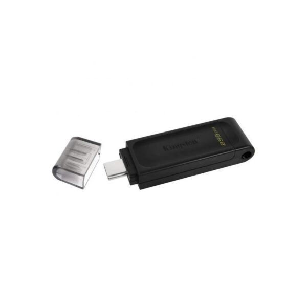 PEN DRIVE 256GB KINGSTON USB-C 3.1 BLACK - Imagen 2