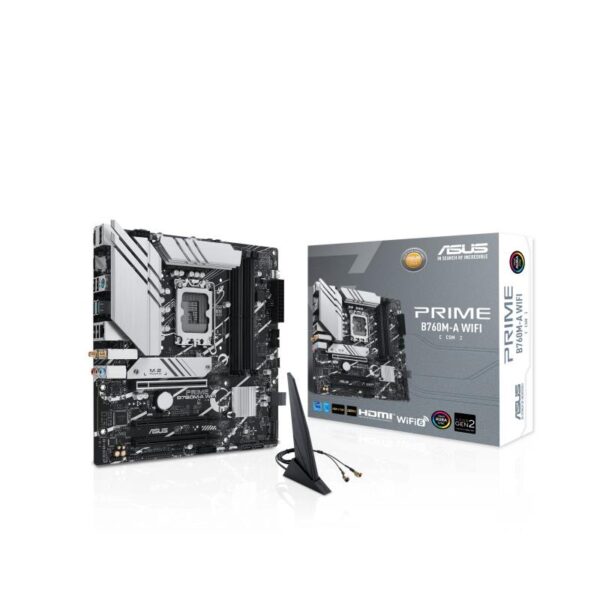 PLACA BASE ASUS PRIME B760M-A CSM WIFI MATX 4XDDR5 HDMI + DP - Imagen 4