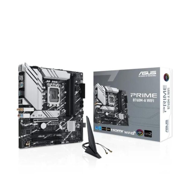 PLACA BASE ASUS PRIME B760M-A WIFI MATX 4XDDR4 HDMI + DP - Imagen 5