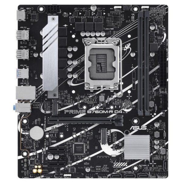 PLACA BASE ASUS PRIME B760M-R D4 MATX 2XDDR4 HDMI - Imagen 2