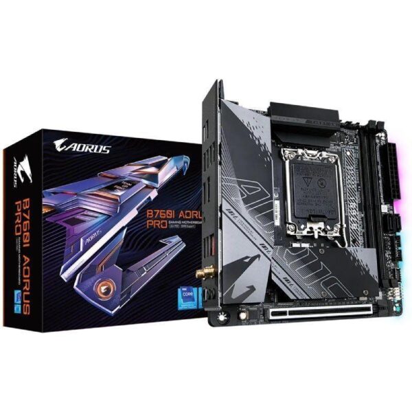 PLACA BASE GIGABYTE B760I AORUS PRO MINI-ITX 2XDDR5 HDMI + DP