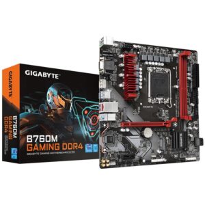 PLACA BASE GIGABYTE GA-B760M GAMING DDR4 HDMI + DP + VGA