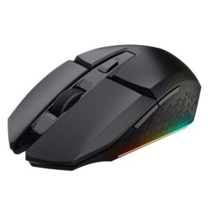 RATON TRUST GAMING GXT 110 FELOX RGB WIRELESS 4800DPI 6 BOTONES BLACK