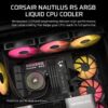 REFRIGERACION LIQUIDA CPU CORSAIR NAUTILUS 240MM ARGB BLACK - Imagen 3