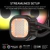 REFRIGERACION LIQUIDA CPU CORSAIR NAUTILUS 240MM ARGB BLACK - Imagen 4