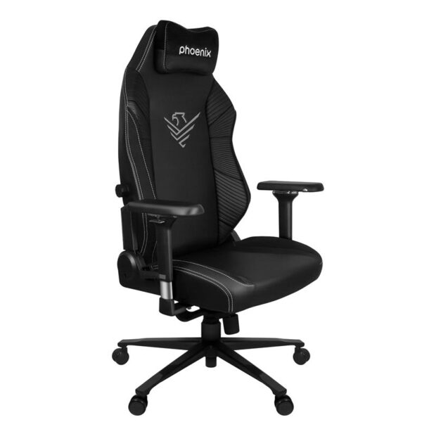 SILLA GAMING PHOENIX CUERO MONARCH TALLA R BLACK - Imagen 2