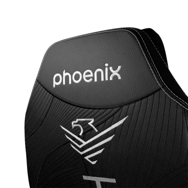 SILLA GAMING PHOENIX CUERO MONARCH TALLA R BLACK - Imagen 11