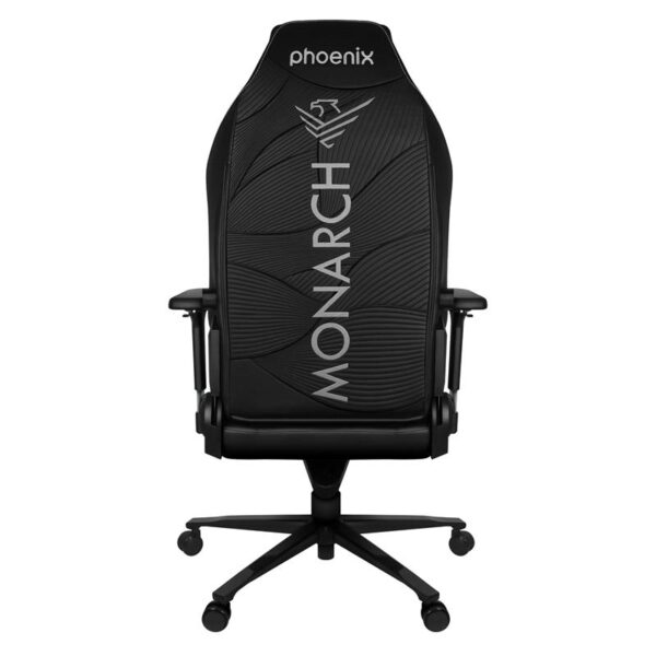 SILLA GAMING PHOENIX CUERO MONARCH TALLA R BLACK - Imagen 3