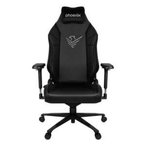 SILLA GAMING PHOENIX CUERO MONARCH TALLA R BLACK