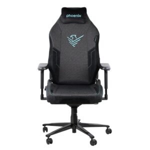 SILLA GAMING PHOENIX TELA MONARCH TALLA R BLACK BLUE