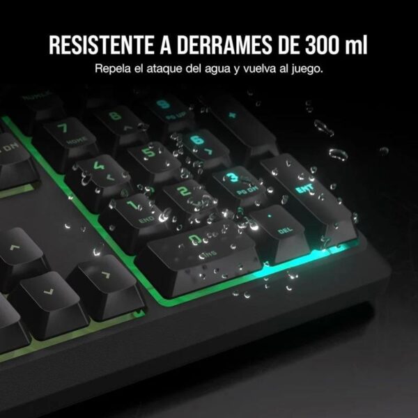 TECLADO GAMING CORSAIR K55 USB ICUE BLACK - Imagen 6