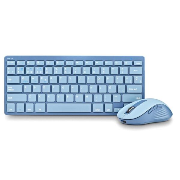 TECLADO + RATON NGS FANTASY KIT WIRELESS BLUE - Imagen 3