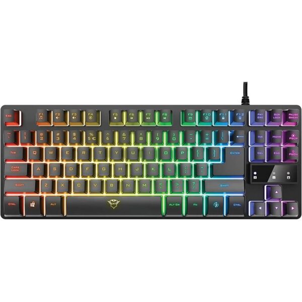 TECLADO TRUST GAMING GXT 833 METALICO USB RGB - Imagen 7