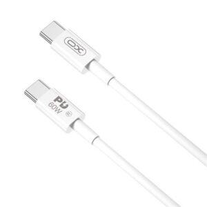 CABLE TIPO C A TIPO C 1 METRO NBQ190 BLANCO 60W XO
