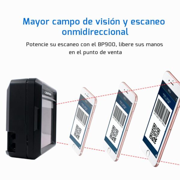 LECTOR AVPOS CODIGOS 1D + 2D + QR BP900 OMNIDIRECCIONAL USB - Imagen 7