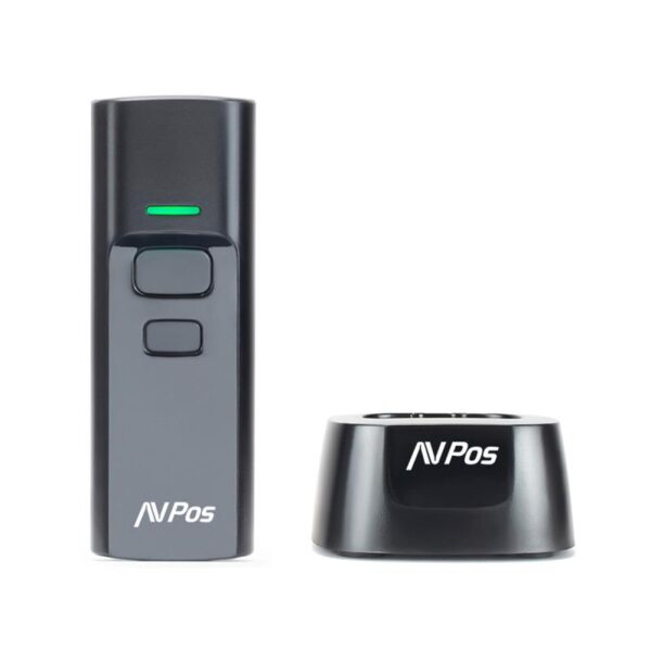 LECTOR CODIGOS AVPOS PORTATIL 2D + QR BT03 WIRELESS 2.4 + BLUETOOTH + BASE - Imagen 2