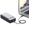 POWERBANK PR201 30000MAH  2 ENTRADAS  3 SALIDAS  65W  LCD XO NEGRO - Imagen 3
