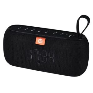 REACONDICIONADO ALTAVOZ BLUETOOTH CLOCK 10W NEGRO COOLSOUND