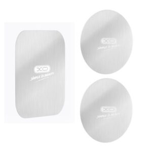 SET 3 PIEZAS METALICAS PARA SOPORTES MAGNETICOS XO