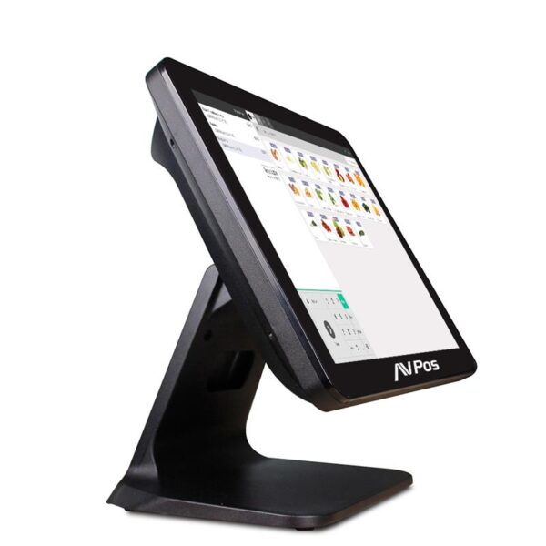 TPV AVPOS K4000 15 SLIM TACTIL J4125/4GB/SSD128GB/BLACK 3YR GARANTIA - Imagen 3