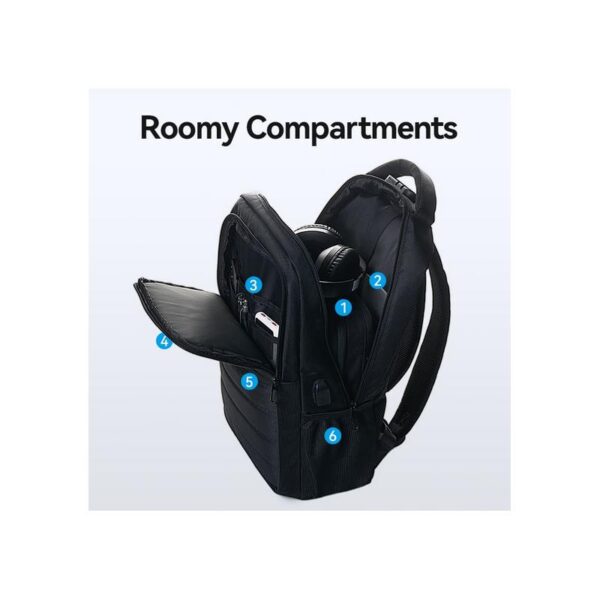 MOCHILA VENTION 14-17 18L IMPERMEABLE BLACK - Imagen 5
