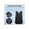 MOCHILA VENTION 14-17 18L IMPERMEABLE BLACK - Imagen 6