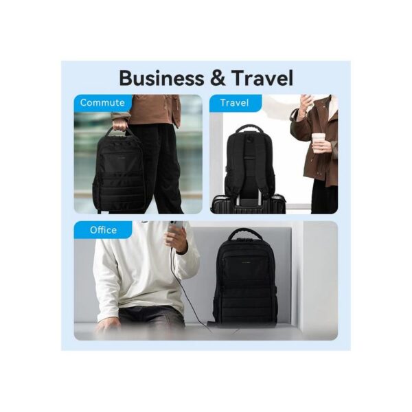 MOCHILA VENTION 14-17 18L IMPERMEABLE BLACK - Imagen 8