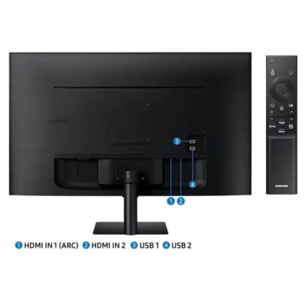 MONITOR SAMSUNG SMART M5 27 MULTIMEDIA INCLINABLE SMART TV HDMI USB - Imagen 5