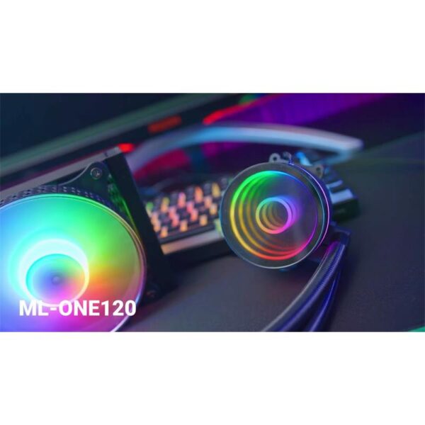 REFRIGERACION LIQUIDA CPU MARS GAMING ARGB 120MM - Imagen 4