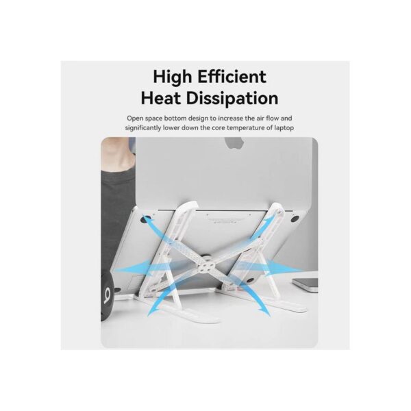 SOPORTE VENTION SOBREMESA PARA NOTEBOOK/TABLET HASTA 17.3 REG.ALTURA WHITE - Imagen 6