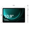 Samsung Tab S9 FE 10,9" 8Gb 256Gb 5G Gris (SM-X516B) - Imagen 3