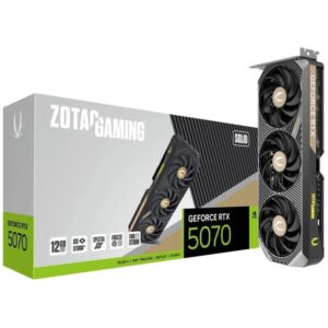 TARJETA DE VIDEO NVIDIA ZOTAC GAMING SOLID OC RTX5070 12GB GDDR7