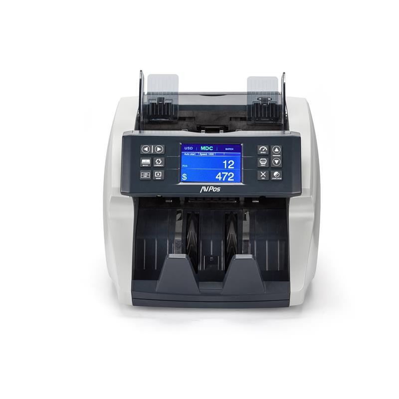 CONTADOR DETECTOR DE BILLETES FALSOS AVPOS DTC180 EUR USD 3Y